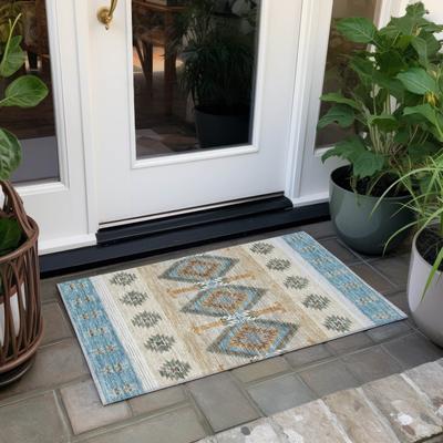Addison Rugs Machine Washable Indoor/ Outdoor Global Chennai Chantille Rug