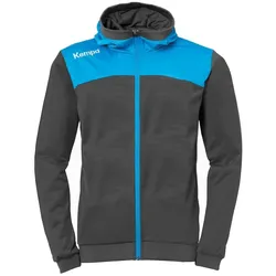 Kempa Emotion 2.0 Hood Jacke anthrazit/kempablau 128