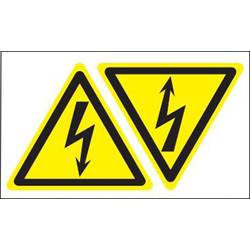 TE CONNECTIVITY Warnschild Achtung Hochspannung! Folie selbstklebend 2 St. 8-1768019-3