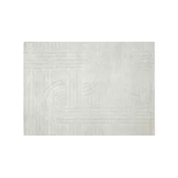 Handweb-Teppich   ¦ beige ¦ Viskose,Wolle ¦ Maße (cm): B: 190