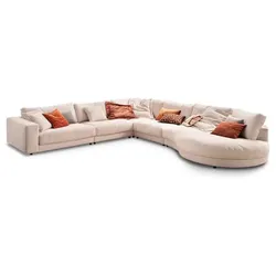 Portobello Ecksofa Aberdeen Stoff Nature