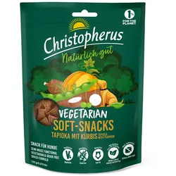 Christopherus 125g Vegetarian Soft Snack-Tapioka+Kürbis Hundesnack Tapioka & Kürbis