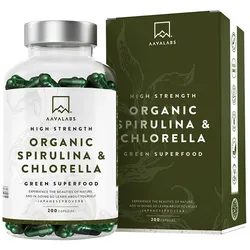 AAVALABS Spirulina & Chlorella Komplex vegan Kaps. 200 St