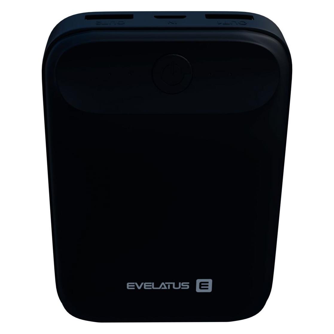 Evelatus Power Bank EPB07 10000 mAh (10000 mAh, 37 Wh) (EPB07BK)