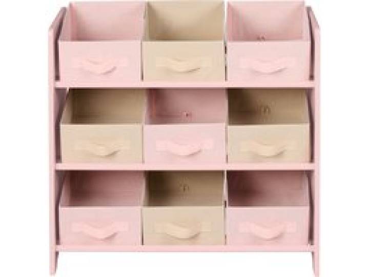 LIVARNO® Étagère de rangement, 65 x 62 x 30 cm. (rose)