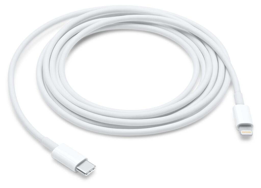 Apple USB-C auf Lightning Kabel, Adapterkabel weiß 2m MKQ42ZM/A