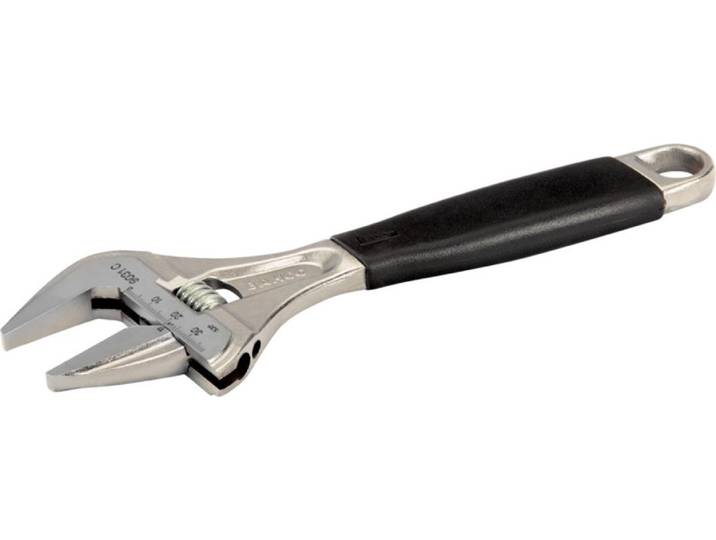 Bahco Clé à molette Longueur 170mm Envergure 32mm Poignée ergonomique Maul 15Grad Forme courte - 9029C