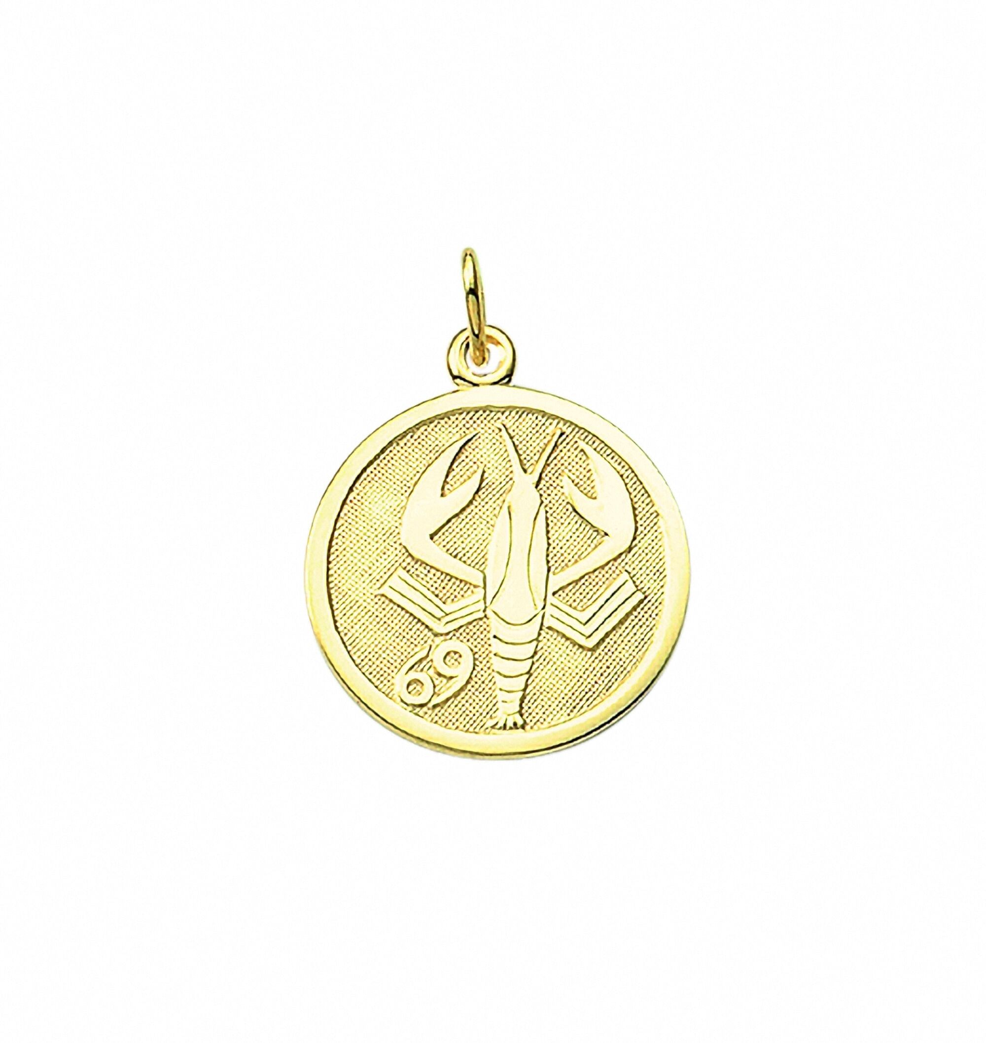 Sternzeichenanhänger ADELIA´S "Sternzeichen Anhänger Krebs 333 Gold ( 8K )", gold, Schmuckanhänger, Damen, Krebs, Gold, Goldanhänger Krebs
