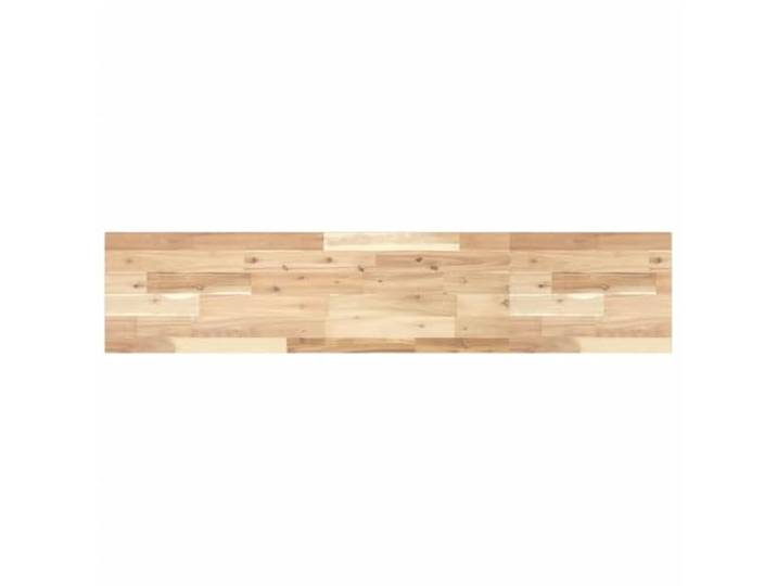 hliofuir Tischplatte 160x30x2 cm Akazie Massivholz Unbehandelt Individuelle Holzplatte für DIY Konsolen im Flur oder Esszimmer, naturbelassene Maserung mit glatter Haptik.