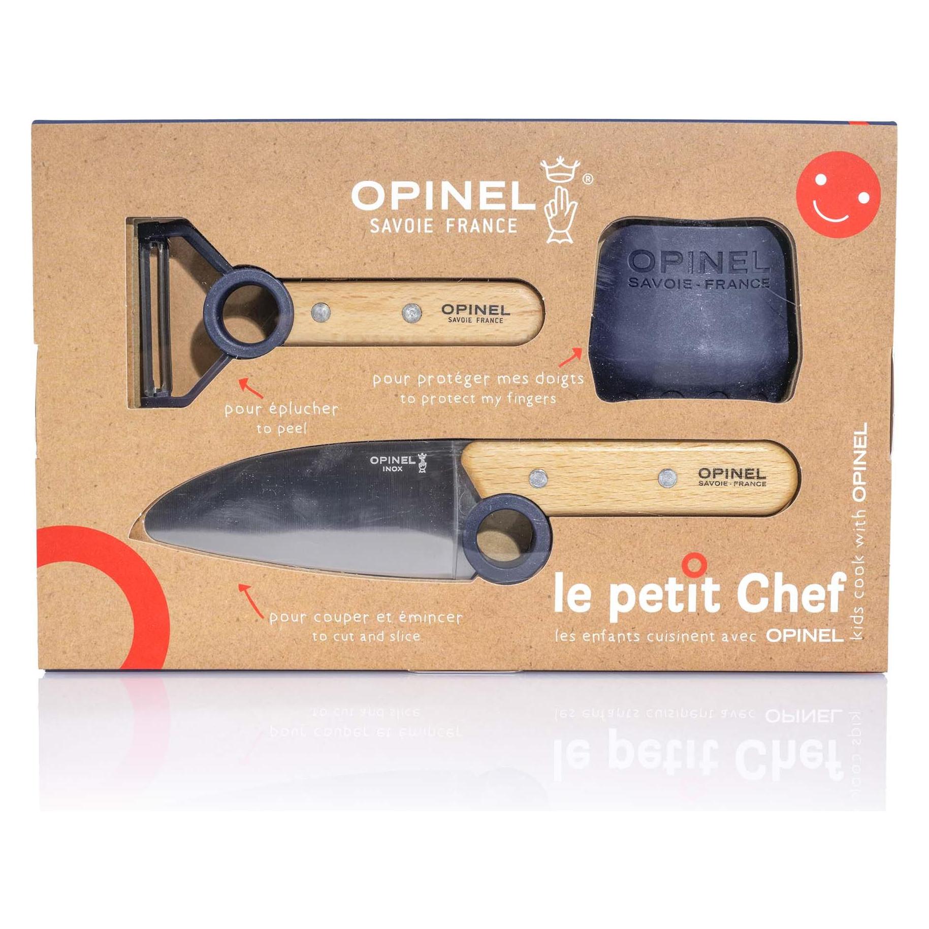Opinel LE PETIT CHEF Kinder Küchen-Set, 3-teilig (B0BYD32RF5)