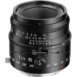 TTArtisan Tilt 35mm f/1.4 APS-C - M43 (APS-C / DX, Micro Four Thirds), Objektiv, Schwarz
