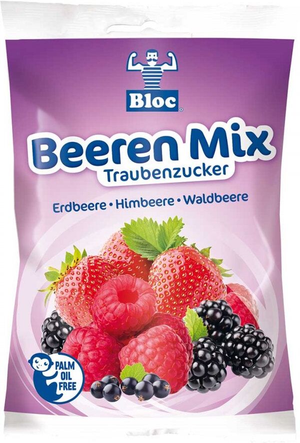 Bloc Traubenzucker Beeren Mischung Beutel 75g
