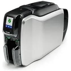 Zebra Drucker ZC300 einseitig UK/EU-Kabel USB & Ethernet ISO HiCo/LoCo Mag S/W wählbar Windows-Treibe (300 dpi), Etikettendrucker, Schwarz, Silber