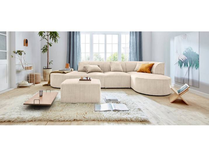 OTTO home Ecksofa Alesund L-Form, bestehend aus Modulen, auch einzeln erhältllich, miteinander verbunden