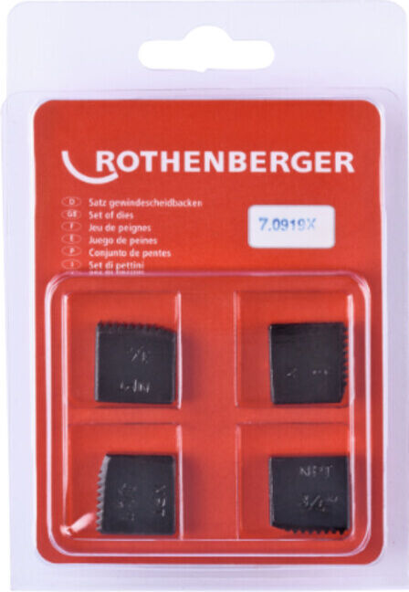 Rothenberger Mâchoires de coupe, NPT, 3/4