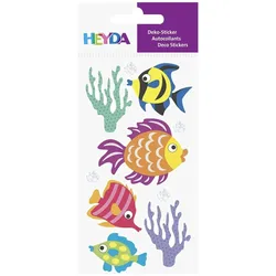 6x Heyda, Sticker, Motivsticker Fische (6 Sticker)