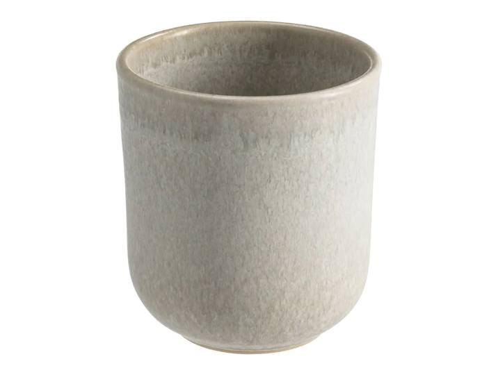 Becher Vida, Edy&liv, hellgrau, Keramik