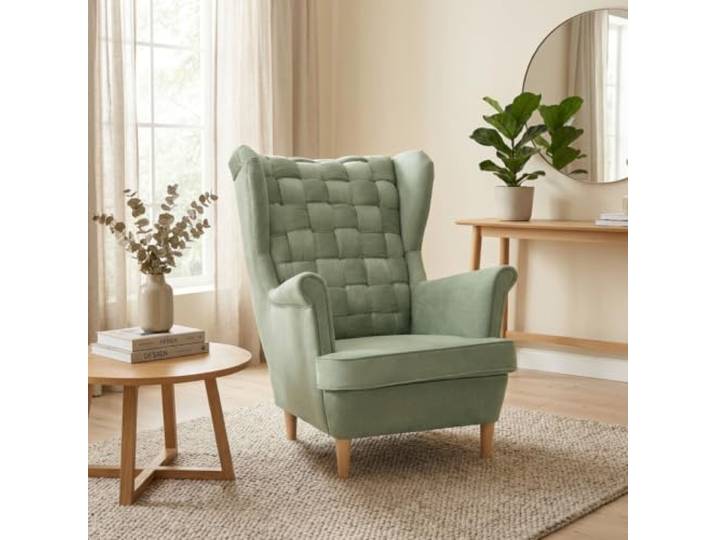 Family Meble Ohrensessel Carol Royal – skandinavischer Sessel – Variante Carol Aura 12