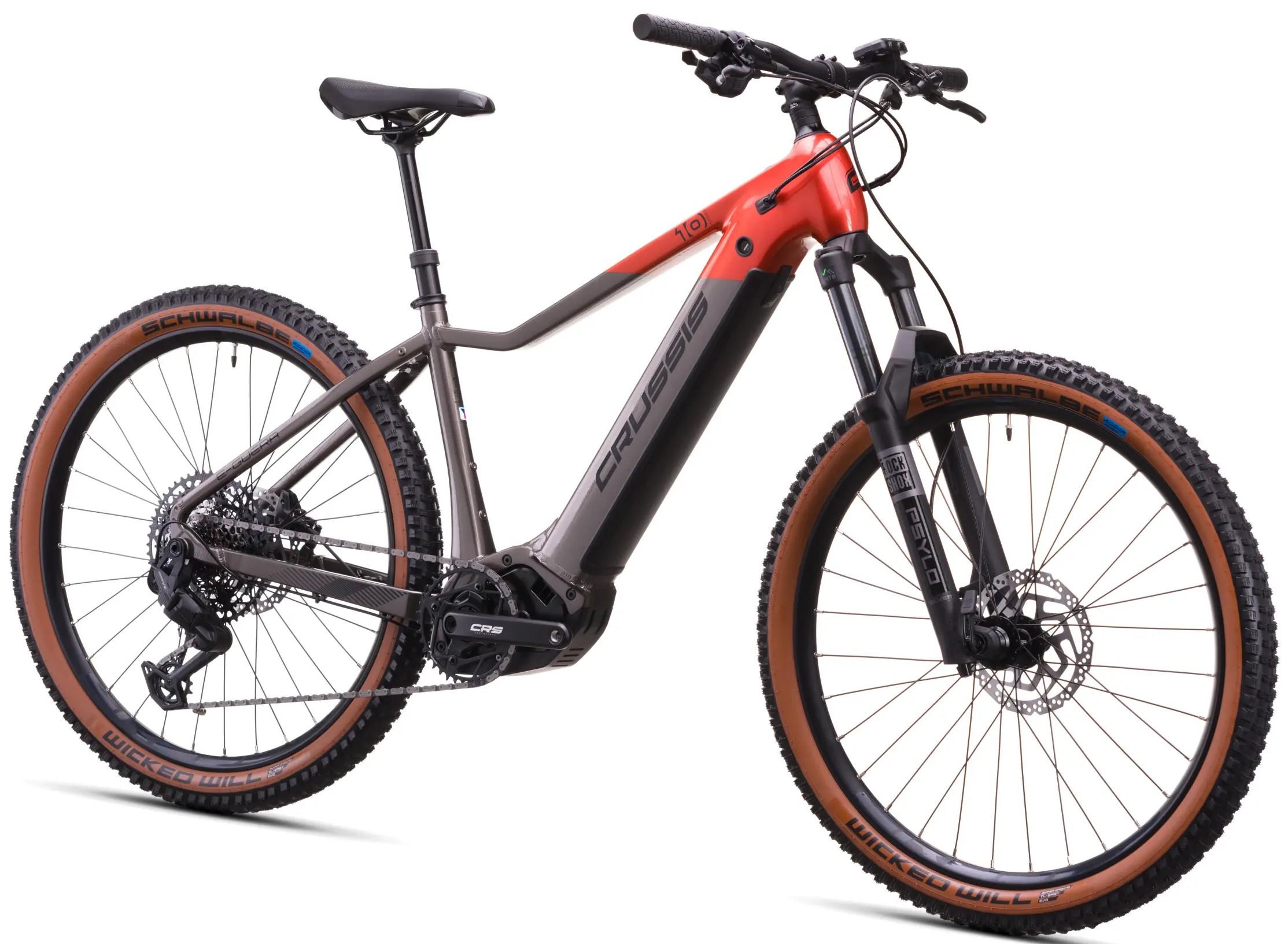 27,5 Zoll E-bike Elektrofahrrad MTB Crussis 2026 Modell e-Gura 10.11-(894Wh) 24,85Ah 95Nm Rahmenhöhe 19"(47 cm) Rot/Grau