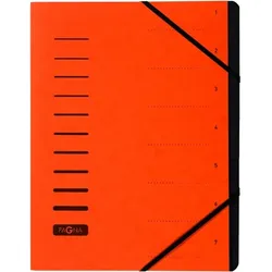 Pagna Ordnungsmappe 7 Fächer orange