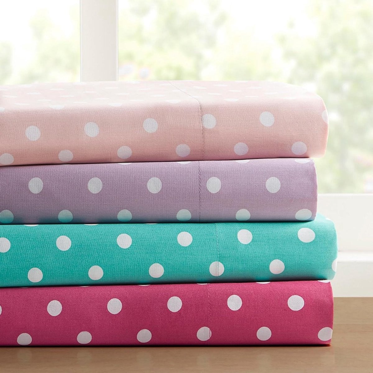 Katoenen Lakenset Donkerroze - 100% Katoen Percale - Volledige Maat