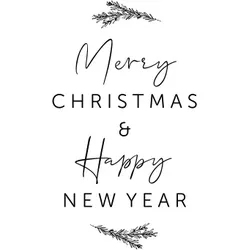 Geschäftliche Weinetiketten zu Weihnachten im Design "Merry Christmas" individuell gestalten