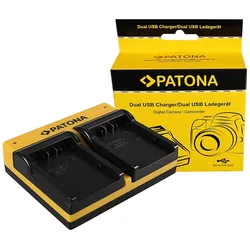PATONA Dual Ladegerät für Panasonic VW-VBD26 VBD58 VBD78 AGAC8EJ AG-AC8EJ AjHPX270
