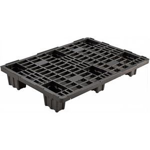 Alpha-Paletten Kunststoffpalette 3640-SC, aus PE, 60 x 80 cm, ineinander stapelbar, 1300 kg Tragkraft, 5 Stück