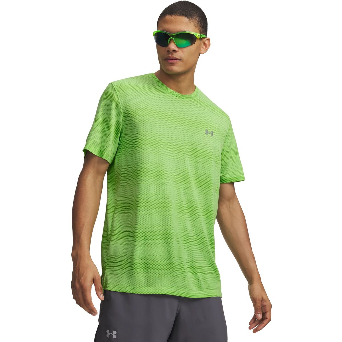 Under Armour Velociti SS green reflective (712) XS 6009517-712-XS