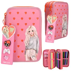 TOPModel 3 Fach Federtasche mit Silikon Pins 2.0