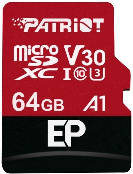 Patriot Memory Tarjeta de memoria MicroSDXC 64GB (Clase 10) - PATRIOT