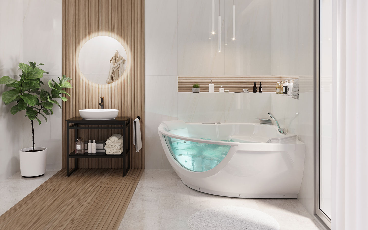 Tropica Lux Hjørnespa 158x158