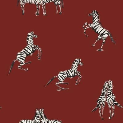 Tempaper Zebras In Love by Novogratz Peel and Stick Wallpaper