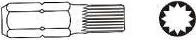 Techsam Jonnesway spiebaan M10x75mm 6-punt 10mm