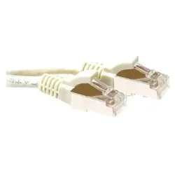 ACT Ivory 20 meter LSZH SFTP CAT6A patch cable snagless with RJ45 connectors (S/FTP, CAT6a, 20 m), Netzwerkkabel