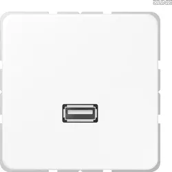 Jung MACD1122WW Einsatz USB alpinweiß