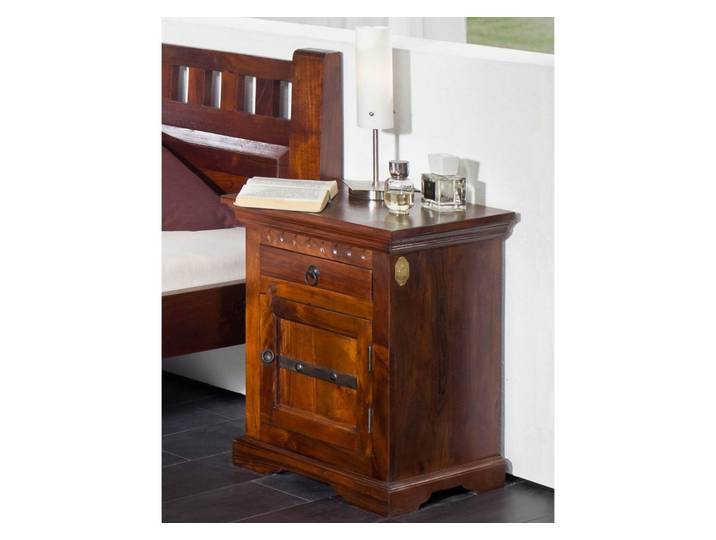 Nachttisch Akazie 45x40x60 nougat lackiert OXFORD #271