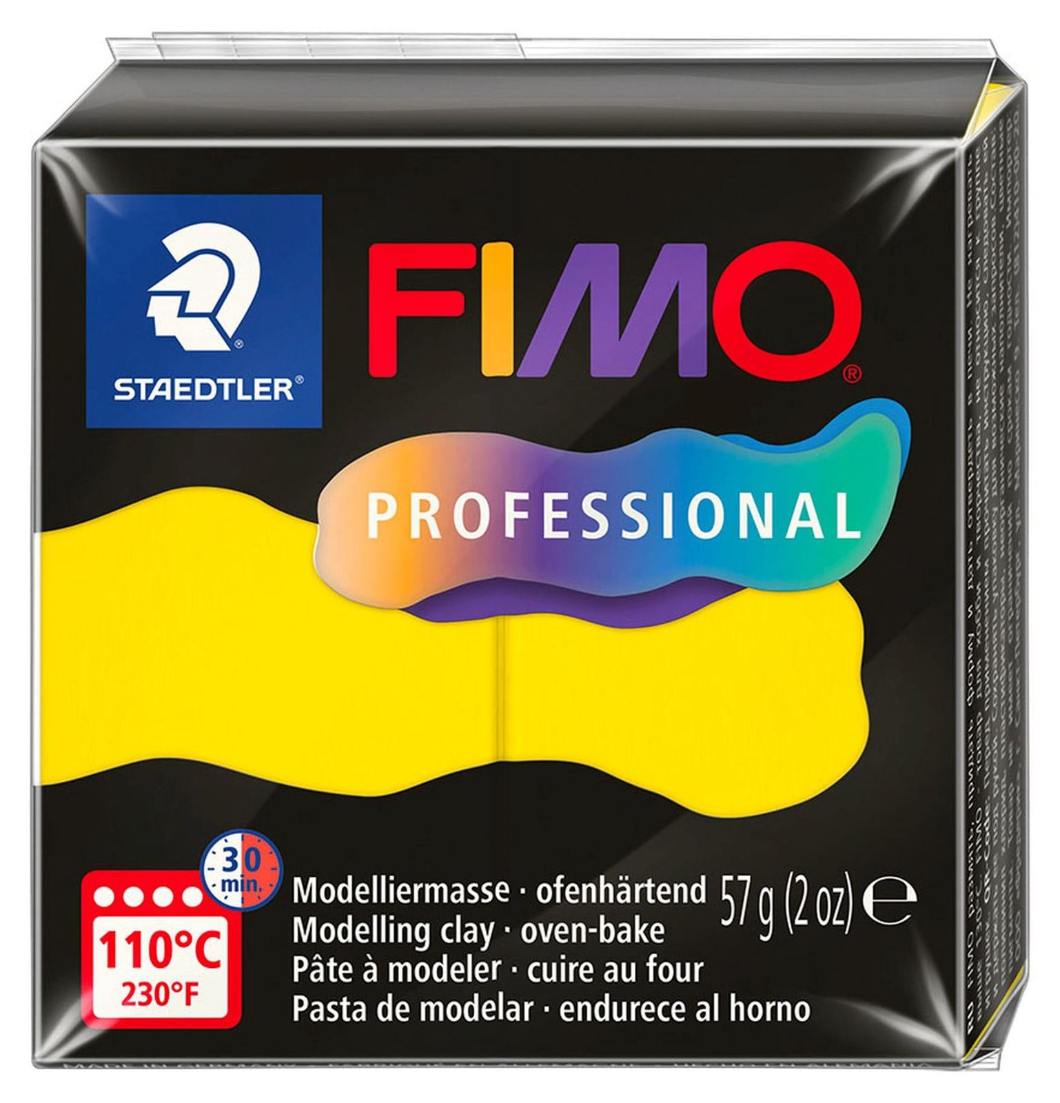 Staedtler Fimo Professional Modelklei, 57g, geel