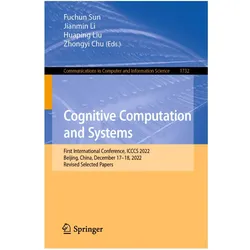 Cognitive Computation and Systems, Fachbücher von Zhongyi Chu, Jianmin Li, Huaping Liu, Fuchun Sun