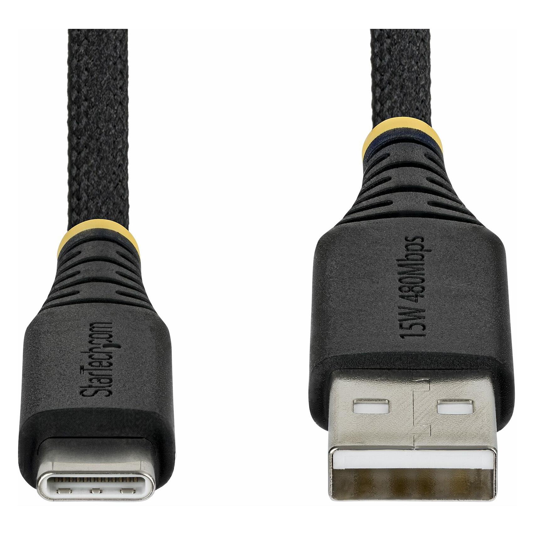 StarTech USB A - USB C (3 m, USB 2.0, 15 W) (USB2AC3MBR)