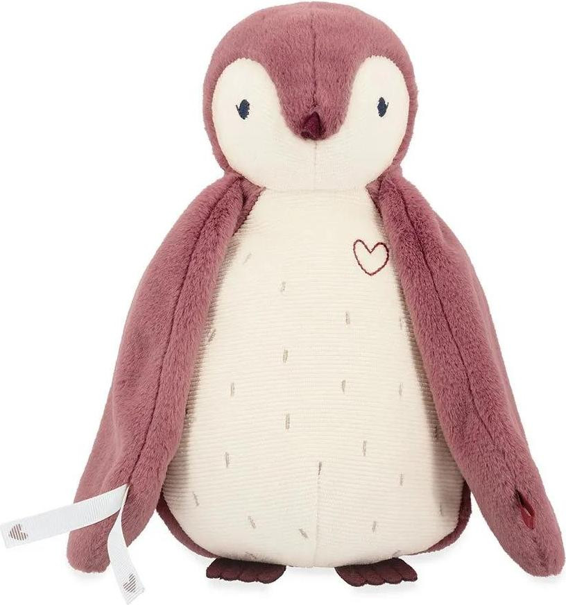 Kaloo knuffel roze pinguïn met white noise en opnamefunctie