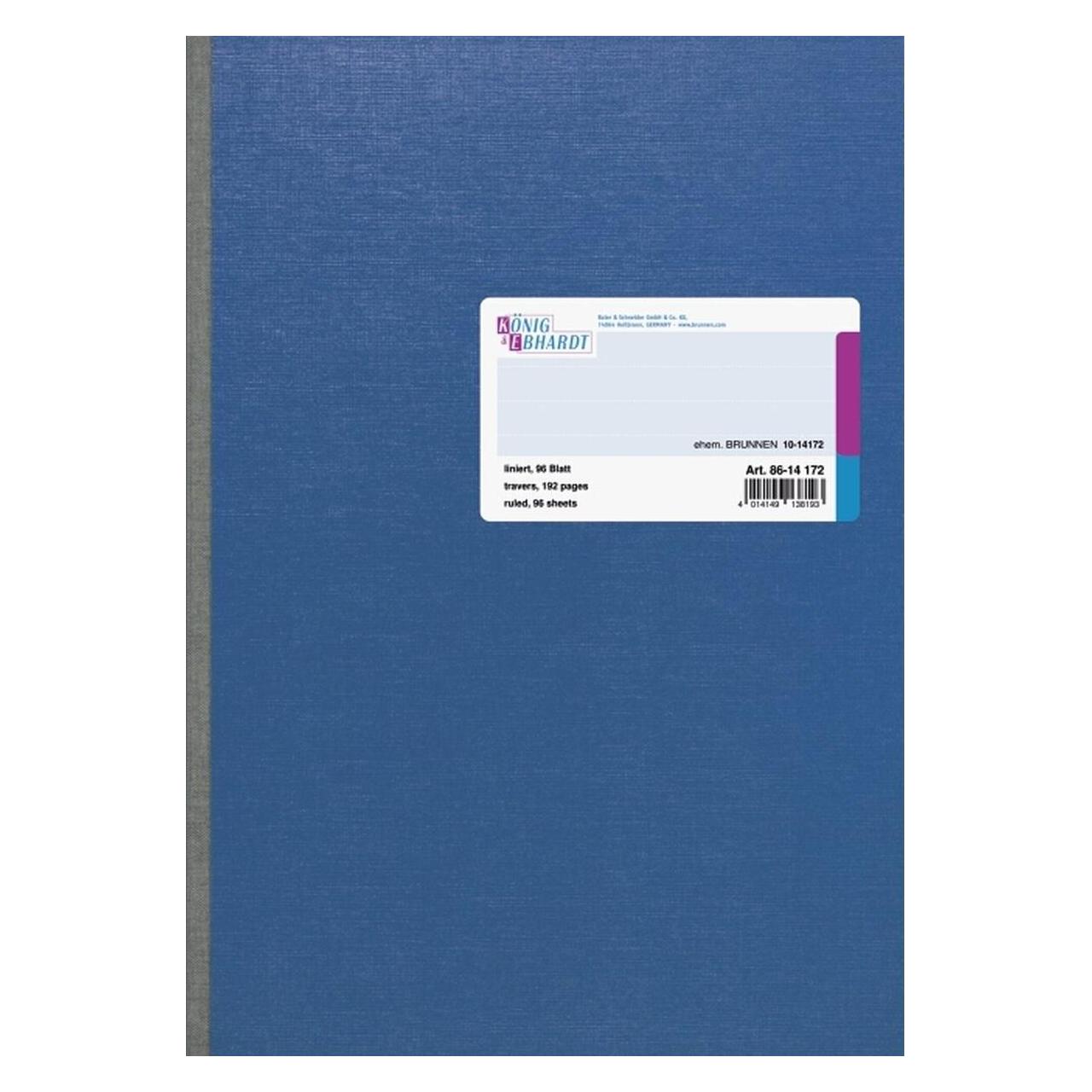 König & Ebhardt Kladde Papierformat: DIN A4 Ausführung der Lineatur: liniert (A4, Liniert) (8614172)