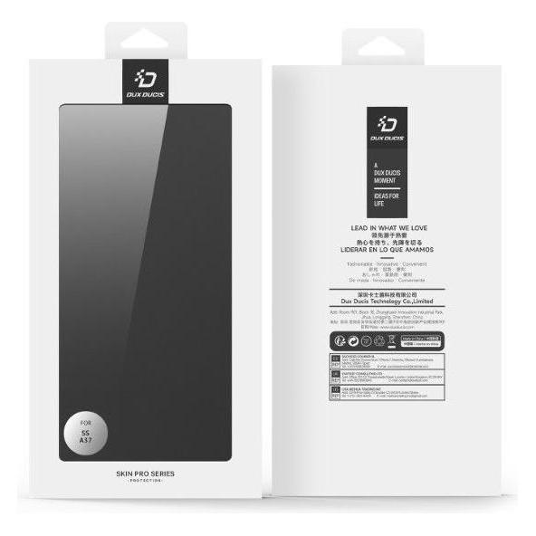 Dux Ducis Samsung Galaxy A37 Wallet Cover Stand/Card Holder - Black (Samsung Galaxy A37) (6601195565A)