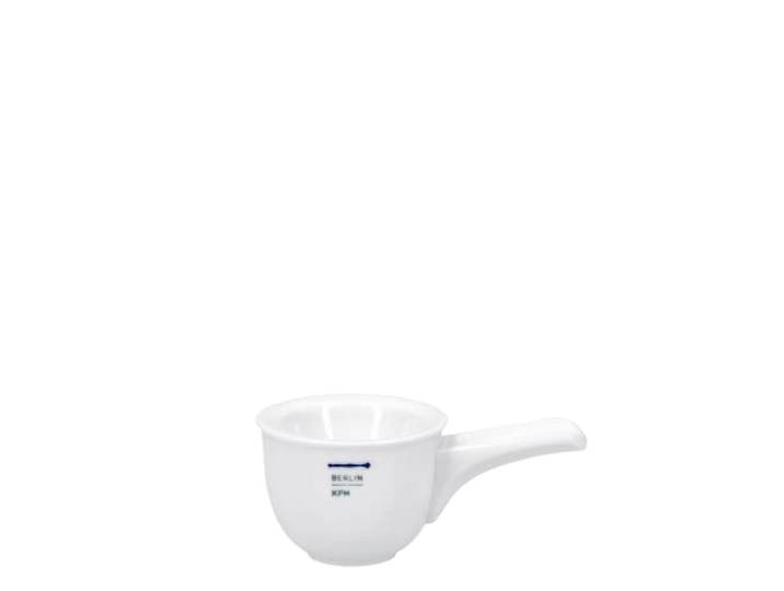 KPM Berlin LAB Eierbecher mit Griff Duo-Set, Eggcup, handgefertigt aus weißem Porzellan, LAB Serie inspiriert von Laborporzellan im Geschenkkarton