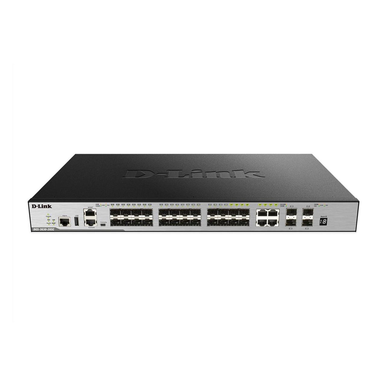 D-Link 28-P LAYER 3 FIBER 1G SWITCH (28 Ports) (DGS-3630-28SC/SI/E)