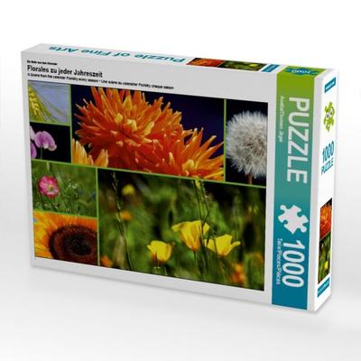 CALVENDO Puzzle Ein Motiv aus dem Kalender Florales zu jeder Jahreszeit | 1000 Teile Lege-Größe 64x48cm Foto-Puzzle für glückliche Stunden