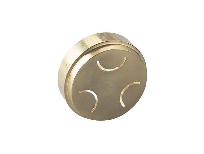 Pasta-Formscheiben KENWOOD Orecchiette , gold (goldfarben), B:4,4cm H:1,4cm T:4,4cm, Metall, Küchenmaschinen-Einsätze, Pasta-Formscheiben