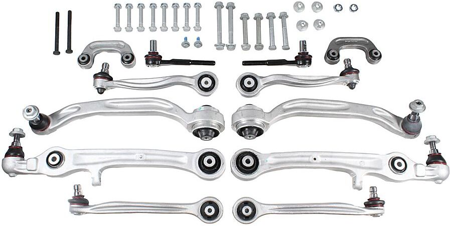 Metzger Autoteile Reparatursatz, Querlenker Kit + 59000448 Vorderachse Rechts