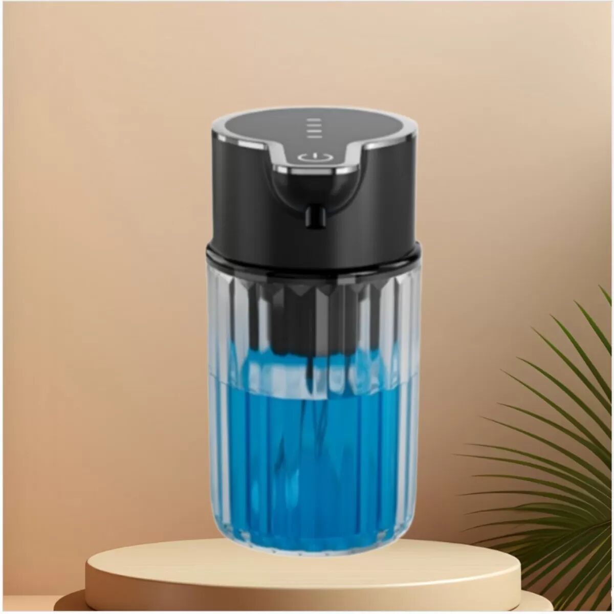INF Distributeur de savon moussant automatique - Capteur sans contact, rechargeable USB 400ml, fixation murale, ABS, batterie