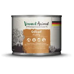 Venandi Animal 200 Gramm Katzennassfutter 6 x 200 Gramm Geflügel